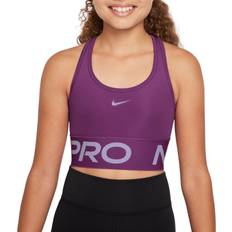 Purple Bralettes Children's Clothing Nike Girls' Dri-FIT Novelty Pro Sports Bra, Large, Viotech