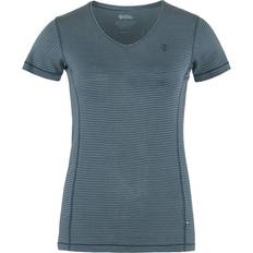 Tencel T-shirts Fjällräven Abisko Cool T-Shirt - Indigo Blue
