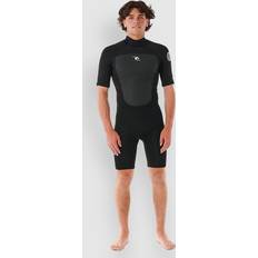 Wetsuits Rip Curl Omega 2mm Mens Back Zip Shorty Wetsuit Black-Large
