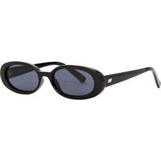 Le Specs Outta Love Black Oval-frame Sunglasses