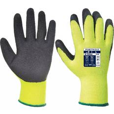 XS Work Gloves Portwest a140bk thermal grip black/yellow cold resistant gloves