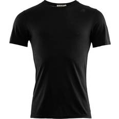 Aclima Herren LightWool Unterhemd T-Shirt Schwarz