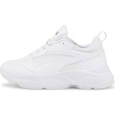 Puma Dame - Guld Sneakers Puma Women's Cassia's Trainers, White, 37.5, Shoes Gold