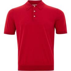 Poloshirts Gran sasso Elegant Red Italian Cotton Polo Shirt - Red