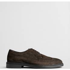 Gant Bidford Suede Brogues Ebony Brown