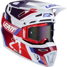 LEATT V25 With Googles Off-road Helmet