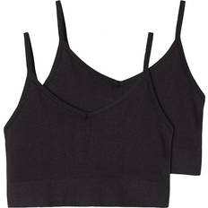 LMTD Bralette 2-pack Noos NlfKailey Svart 15-16 år (170-176) Underkläder