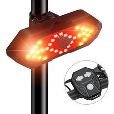 Lighting Set Bicycle Lights El Contente Bicycle Tail Light Usb Rechargable Turn Signals Smart Wireless Remote Control Bike Rear Light