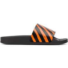 Orange Slides Off-White Spray Stripes Slides - Orange