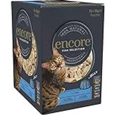 Encore Kattmat Fisk Urval I Gelépåsar 10 x 50 g