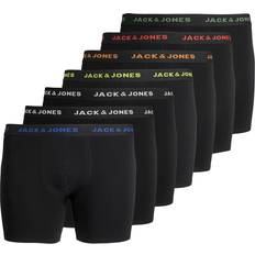 5XL Kalsonger Jack & Jones Plus JACBASIC 7-pack boxershorts, Black (EU3XL)