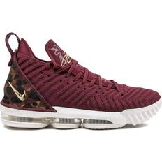 Gold - Women Basketball Shoes Nike LeBron XVI "King" sneakers unisex Rubber/Polyester Red