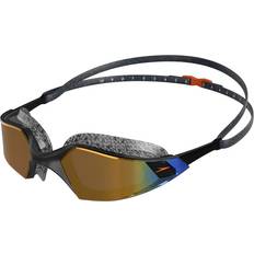 Speedo Swim Goggles Speedo Unisex Adult Aquapulse Pro Mirror Swimming Goggles Black/Multi ONE