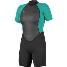 O'Neill Wetsuits O'Neill 3/2mm Reactor II Women's Springsuit Wetsuit Black/Light Aqua