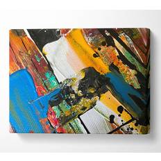 Metro Lane No Frame Print on Canvas - Multicolour (66 cm H x 106.6 cm W) Framed Art
