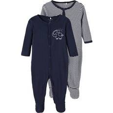 Name It Elephant Themed Pajamas 2-pack - Dark Sapphire