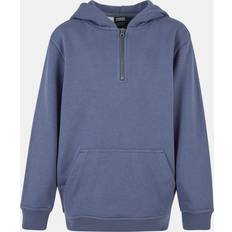 110/116 Hoodies Urban Classics Boys Boxy Zip Hoodie Blau 158/164