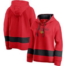 NHL Jackets & Sweaters Fanatics Women's Fanatics Red/Black Chicago Blackhawks Colors of Pride Colorblock Pullover Hoodie