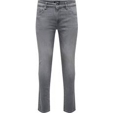 Only & Sons Loom Slim One Denim Jeans Light Grey Denim