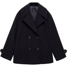 Mango Ytterkläder Mango Coat Goya Dam Jackor Från Magasin Navy