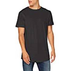 Build Your Brand Långärmad t-shirt för män, Kol