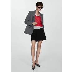 Mango Plisserad Miniskirt - Svart