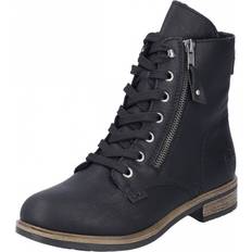 Rieker Botas Rieker Botines con cordones - Negro