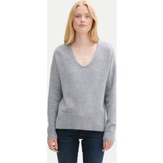 Denim Truien Cozy V-neck Pullover - Grijs