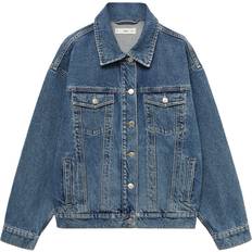 Mango Oberbekleidung Mango Jeansjacke mit Sternenmotiv