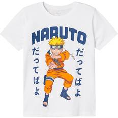 170/176 Camisetas Name It Naruto Camiseta - Azul/Amarillo/Naranja/Blanco