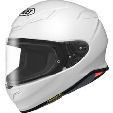 Shoei Motorcycle Helmets Shoei NXR Plain Motorcycle Helmet (53-54cm) White, White