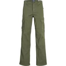 Vert Pantalons Jack & Jones Pantalon en tissu Garçon Junior Vert Harlow