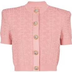 Balmain Vrouw Vesten Balmain Vest Met Korte Mouwen - Roze