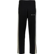 Palm Angels Homme Pantalons & Shorts Palm Angels Classic Logo Pantaloni Bianco/Nero Uomo