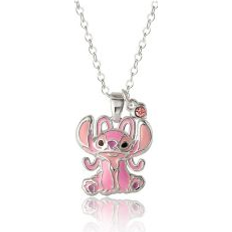 Charms & Pendants Disney Lilo and Stitch Angel Rose Preciosa Crystal Pendant Silver tone, pink Silver tone/pink (ONE SIZE)