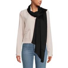 Viscose Accessories Calvin Klein Women's Solid Frayed Scarf Black (one-size)