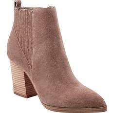 Marc Fisher Ltd. Women's Alva High Block Heel Booties Light Natural