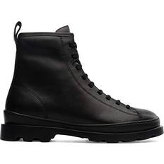 Homme Bottines à la Cheville Camper Brutus Flat Ankle Boots Woman Black