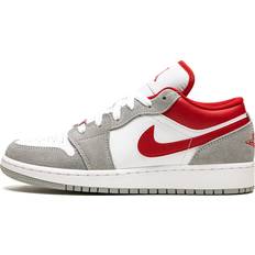 Chaussures de sport Jordan Air Jordan 1 Low SE GS - Light Smoke Grey Gym Red