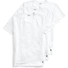 Polo Ralph Lauren S T-shirts Polo Ralph Lauren Slim Crewneck Undershirt 3-pack - White