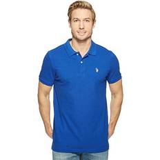 Yellow Polo Shirts U.S. Polo Assn. Men's Classic Shirt, Cobalt Blue/Yellow