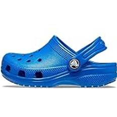 Crocs Unisex-Child Classic Clogs, Blue Bolt, Toddler