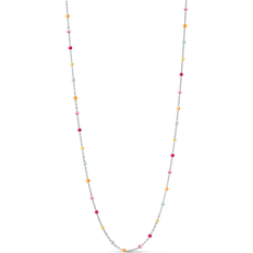 ENAMEL Copenhagen Lola Necklace Rainbow Silver Sterling 925 (38-40-42 cm)