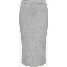 Dame - Grå Skjørt Only Jeanett Skirt Grey