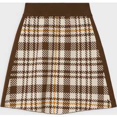 Midi rok - Oranje Rokken Rodebjer Skirt Tendai Eco Check - Brown