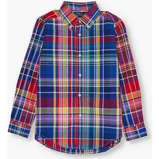 M Shirts Polo Ralph Lauren Polo Ralph Lauren Boyskids Boys' Check Logo-embroidered Cotton Shirt MULTI