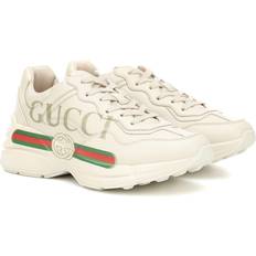 Gucci Women Trainers Gucci Rhyton leather sneakers white (UK 1.5)