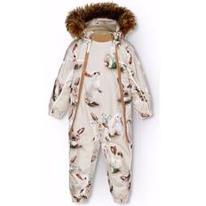 Recycled Materials Snowsuits Molo Pyxis Fur - Winter Rabbits (5W24N104-9110)