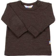 Lana Bluse e Tuniche Joha Kid's 17166 Blouse L/S Merino base layer 60, brown