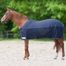 135cm Hevosen Loimet Waldhausen Cooler Kesä- Ja Hyönteisloimi - Sininen/Oranssi